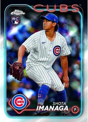 2024 Topps Chrome Baseball Factory Sealed Value Box - Baseball Complete Sets