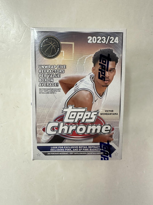 2023/24 Topps Chrome Basketball Blaster Box