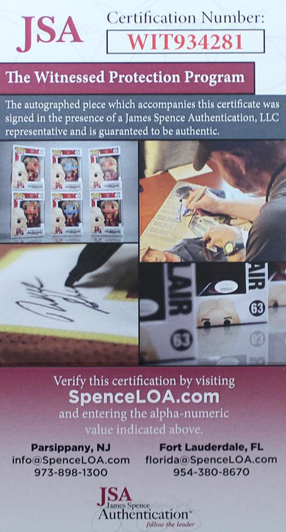 Nikola Jokic Autographed White Denver Jersey - Beautifully Matted and Framed - Hand Signed By Jokic and Certified Authentic by JSA - Includes Certificate of Authenticity