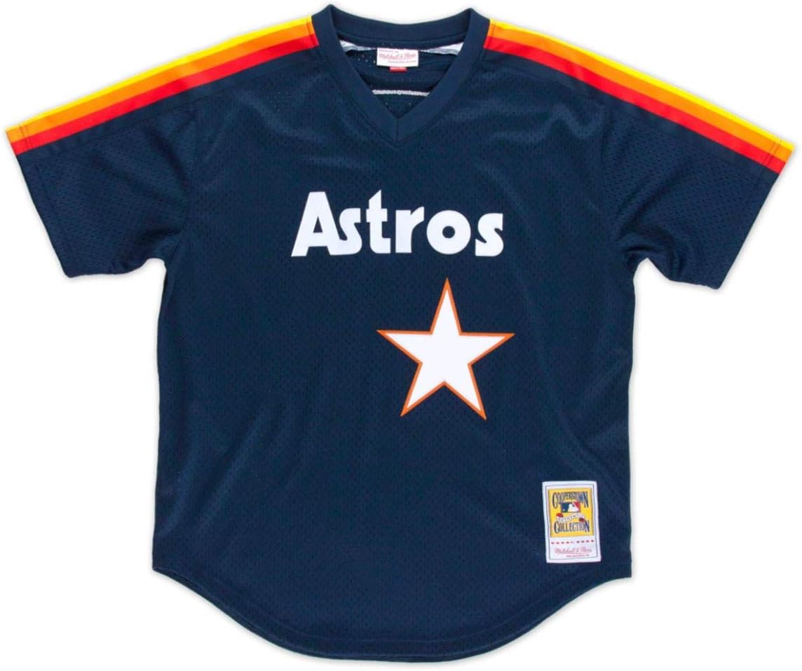 Mitchell & Ness Nolan Ryan Houston Astros Men's Authentic 1988 Pullover Jersey (as1, Alpha, l, Regular, Regular, Large) Navy