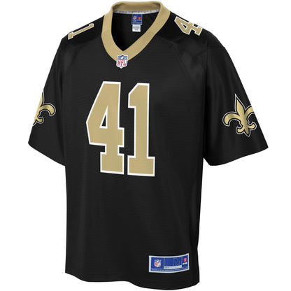 NFL PRO LINE Men's Alvin Kamara Black New Orleans Saints Team Player Jersey