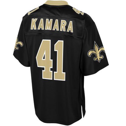 NFL PRO LINE Men's Alvin Kamara Black New Orleans Saints Team Player Jersey